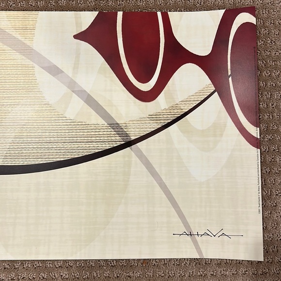 Avant- garde ll poster- by AHAVA. Unframed poster 12 x 36 printed on recycled… - Picture 6 of 7